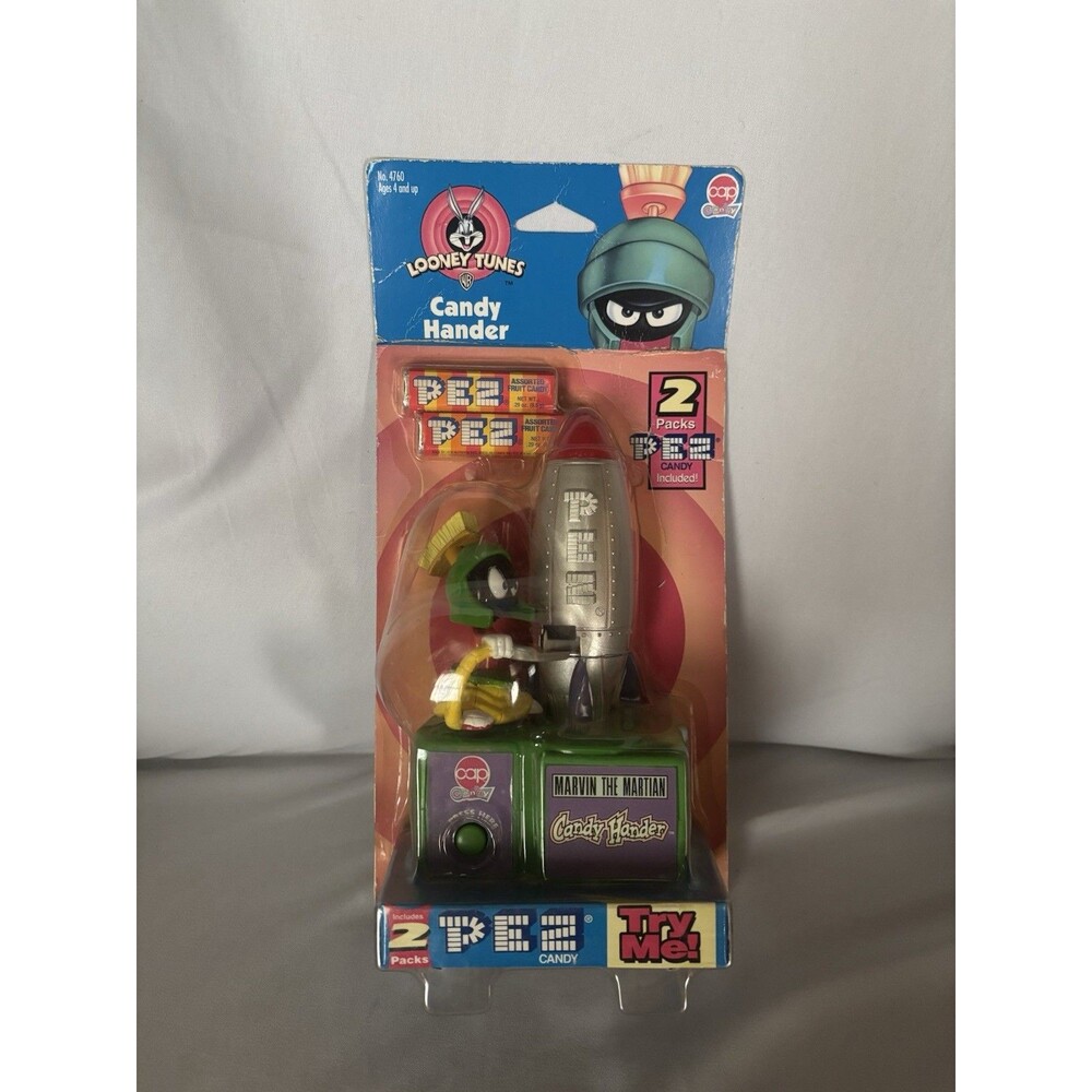 Marvin the Martian Pez Dispenser Candy Hander Collectible Warner Brothers